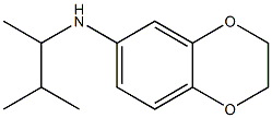 N-(3-methylbutan-2-yl)-2,3-dihydro-1,4-benzodioxin-6-amine Struktur