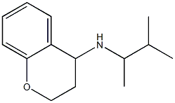 N-(3-methylbutan-2-yl)-3,4-dihydro-2H-1-benzopyran-4-amine Struktur