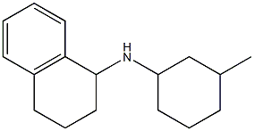 N-(3-methylcyclohexyl)-1,2,3,4-tetrahydronaphthalen-1-amine Struktur