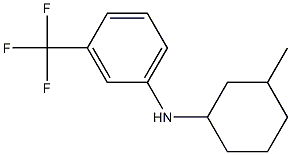 N-(3-methylcyclohexyl)-3-(trifluoromethyl)aniline Struktur