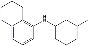 N-(3-methylcyclohexyl)-5,6,7,8-tetrahydronaphthalen-1-amine Struktur