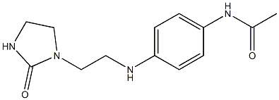 N-(4-{[2-(2-oxoimidazolidin-1-yl)ethyl]amino}phenyl)acetamide Struktur