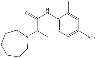 N-(4-amino-2-methylphenyl)-2-azepan-1-ylpropanamide Struktur