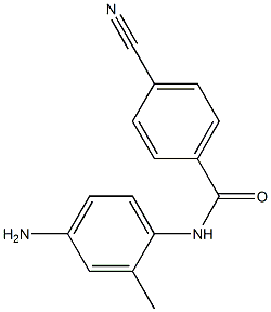 N-(4-amino-2-methylphenyl)-4-cyanobenzamide Struktur