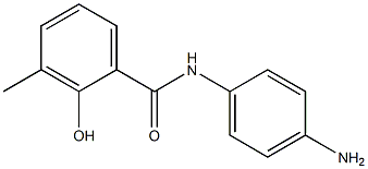 N-(4-aminophenyl)-2-hydroxy-3-methylbenzamide Struktur