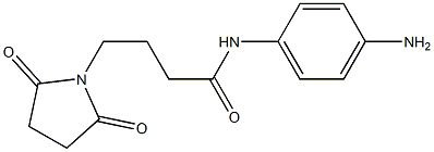 N-(4-aminophenyl)-4-(2,5-dioxopyrrolidin-1-yl)butanamide Struktur