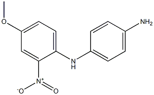 N-(4-aminophenyl)-N-(4-methoxy-2-nitrophenyl)amine Struktur