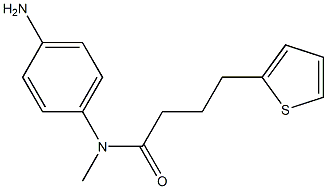 N-(4-aminophenyl)-N-methyl-4-(thiophen-2-yl)butanamide Struktur