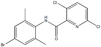 N-(4-bromo-2,6-dimethylphenyl)-3,6-dichloropyridine-2-carboxamide Struktur