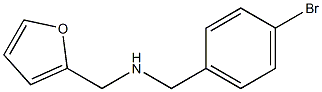 N-(4-bromobenzyl)-N-(2-furylmethyl)amine Struktur