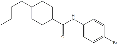 N-(4-bromophenyl)-4-butylcyclohexane-1-carboxamide Struktur