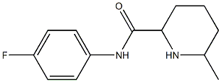 N-(4-fluorophenyl)-6-methylpiperidine-2-carboxamide Struktur