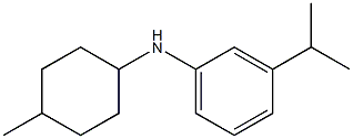 N-(4-methylcyclohexyl)-3-(propan-2-yl)aniline Struktur