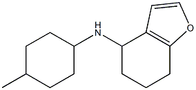 N-(4-methylcyclohexyl)-4,5,6,7-tetrahydro-1-benzofuran-4-amine Struktur