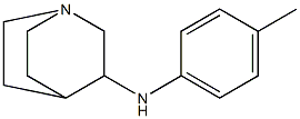 N-(4-methylphenyl)-1-azabicyclo[2.2.2]octan-3-amine Struktur