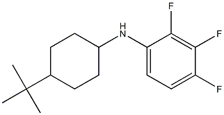 N-(4-tert-butylcyclohexyl)-2,3,4-trifluoroaniline Struktur