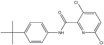 N-(4-tert-butylphenyl)-3,6-dichloropyridine-2-carboxamide Struktur