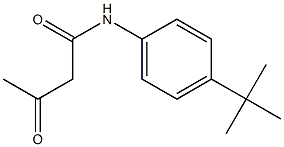 N-(4-tert-butylphenyl)-3-oxobutanamide Struktur