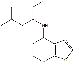 N-(5-methylheptan-3-yl)-4,5,6,7-tetrahydro-1-benzofuran-4-amine Struktur