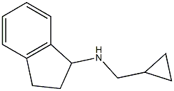 N-(cyclopropylmethyl)-2,3-dihydro-1H-inden-1-amine Struktur