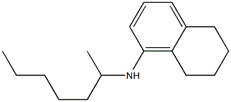 N-(heptan-2-yl)-5,6,7,8-tetrahydronaphthalen-1-amine Struktur