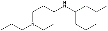 N-(heptan-4-yl)-1-propylpiperidin-4-amine Struktur