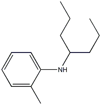 N-(heptan-4-yl)-2-methylaniline Struktur