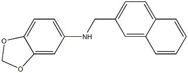 N-(naphthalen-2-ylmethyl)-2H-1,3-benzodioxol-5-amine Struktur