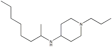 N-(octan-2-yl)-1-propylpiperidin-4-amine Struktur