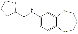 N-(oxolan-2-ylmethyl)-3,4-dihydro-2H-1,5-benzodioxepin-7-amine Struktur