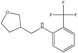 N-(oxolan-3-ylmethyl)-2-(trifluoromethyl)aniline Struktur