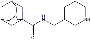 N-(piperidin-3-ylmethyl)adamantane-1-carboxamide Struktur