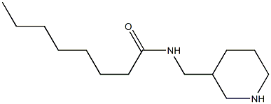 N-(piperidin-3-ylmethyl)octanamide Struktur