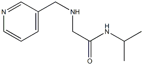 N-(propan-2-yl)-2-[(pyridin-3-ylmethyl)amino]acetamide Struktur