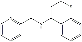 N-(pyridin-2-ylmethyl)-3,4-dihydro-2H-1-benzothiopyran-4-amine Struktur