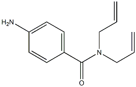 N,N-diallyl-4-aminobenzamide Struktur