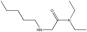 N,N-diethyl-2-(pentylamino)acetamide Struktur