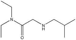 N,N-diethyl-2-[(2-methylpropyl)amino]acetamide Struktur