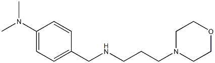 N,N-dimethyl-4-({[3-(morpholin-4-yl)propyl]amino}methyl)aniline Struktur