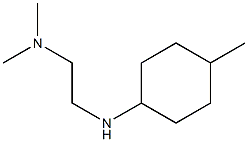 N,N-dimethyl-N'-(4-methylcyclohexyl)ethane-1,2-diamine Struktur