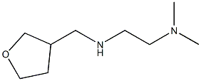 N,N-dimethyl-N'-(tetrahydrofuran-3-ylmethyl)ethane-1,2-diamine Struktur