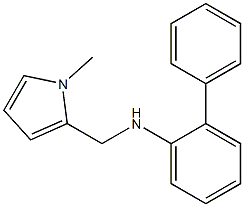 N-[(1-methyl-1H-pyrrol-2-yl)methyl]-2-phenylaniline Struktur