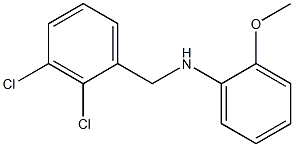 N-[(2,3-dichlorophenyl)methyl]-2-methoxyaniline Struktur