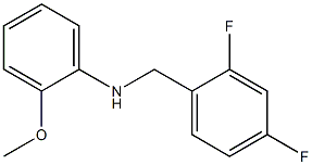 N-[(2,4-difluorophenyl)methyl]-2-methoxyaniline Struktur