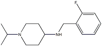 N-[(2-fluorophenyl)methyl]-1-(propan-2-yl)piperidin-4-amine Struktur