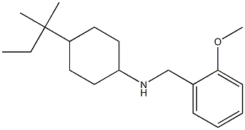 N-[(2-methoxyphenyl)methyl]-4-(2-methylbutan-2-yl)cyclohexan-1-amine Struktur