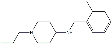 N-[(2-methylphenyl)methyl]-1-propylpiperidin-4-amine Struktur