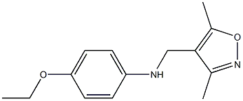 N-[(3,5-dimethyl-1,2-oxazol-4-yl)methyl]-4-ethoxyaniline Struktur