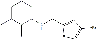 N-[(4-bromothiophen-2-yl)methyl]-2,3-dimethylcyclohexan-1-amine Struktur