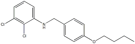 N-[(4-butoxyphenyl)methyl]-2,3-dichloroaniline Struktur